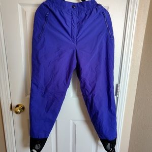 Vintage women's Edelweiss snow pants with stirrups